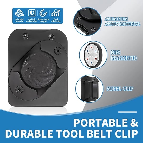 ⏰Limited-Time Offer🛠️ 360° Rotating Magnetic Tool Clip - Free Your Hands & Double Efficiency🎯