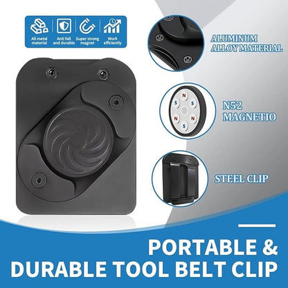 ⏰Limited-Time Offer🛠️ 360° Rotating Magnetic Tool Clip - Free Your Hands & Double Efficiency🎯