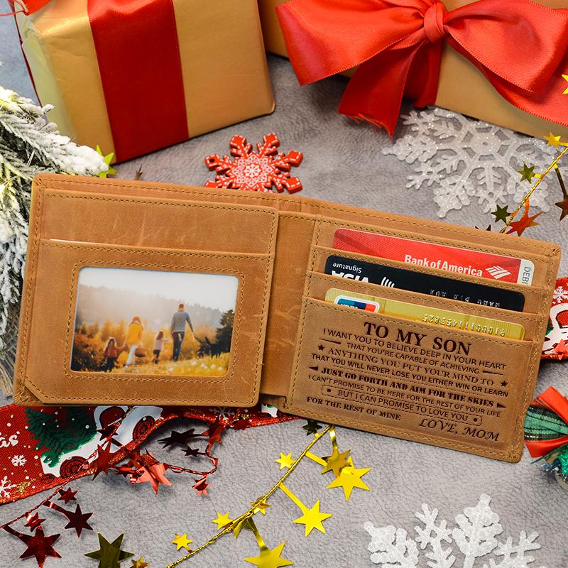 Hot Sale🔥 Gift for Your Son 🎁 Engraved Leather Wallet