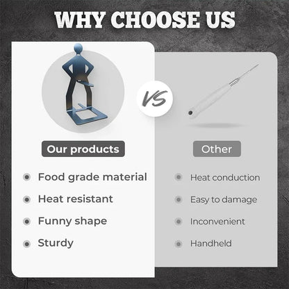 🍖Outdoor prankster Stainless Steel BBQ Sausage Holder-Buy 1 Free 1