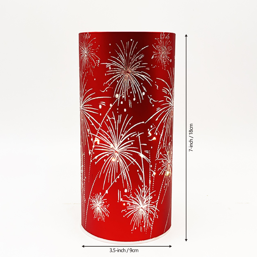 Celebration Firework Lanterns – Premium Patriotic Red, White & Blue Trio