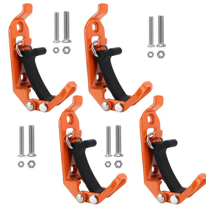 Heavy-Duty Rubber Tool Mount Clamps for Trucks& Garages