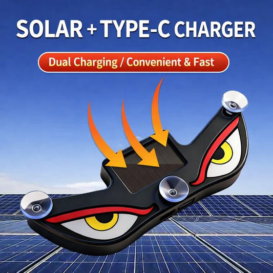 Solar Demon Eye LED Car Window Light