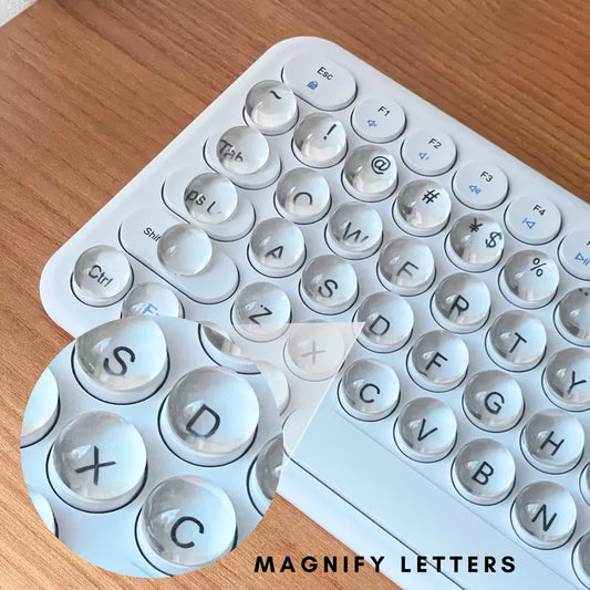 Transparent crystal stickers, suitable for all keyboards💅🏻