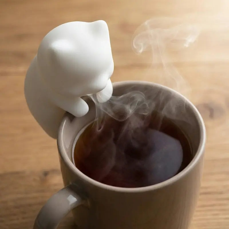 Rechargeable Cat Mini Food Cooling Fan — Cools Hot Drinks in 3 Minutes