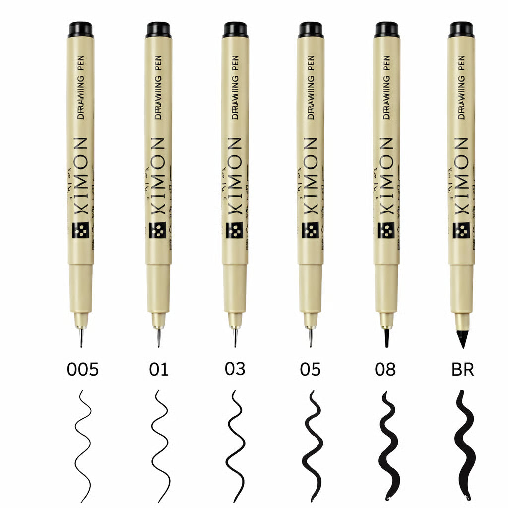 🎨✏️Ink Tracing Coloring Book - For Beginners & Stress Relief(📚Hardcover - No Bleed Pages)