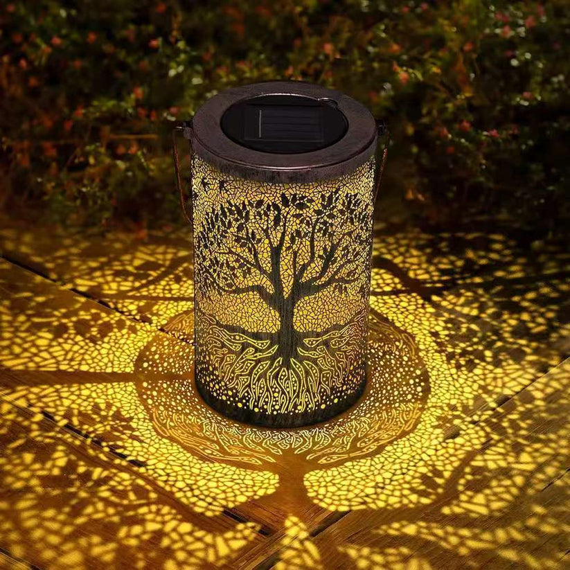 Colorful Sunflower Glow Solar Garden Lantern