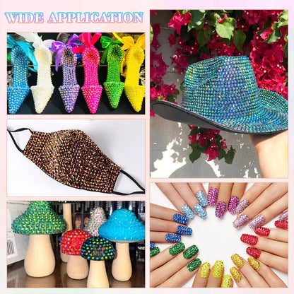 Make It Shine ✨ AB Jelly Rhinestone Kit for Nails, Crafts & Custom Jewelry