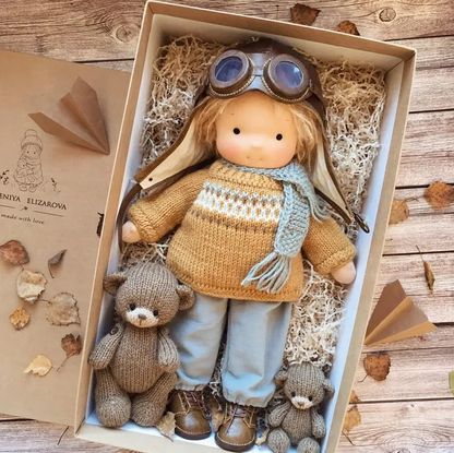 Frunild®Handmade Waldorf Doll🎀