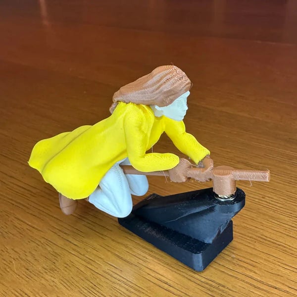 🔮🚗Witch and Wizard Broomstick Dashboard Drift Ornaments