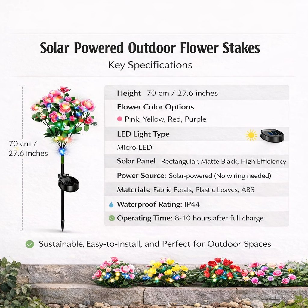 EverGlow Memorial Garden Bloom Lights