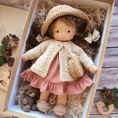 Frunild®Handmade Waldorf Doll🎀