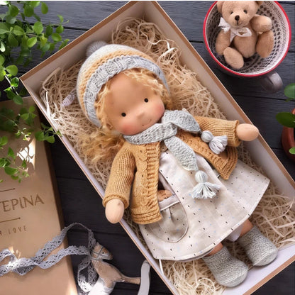 Frunild®Handmade Waldorf Doll🎀