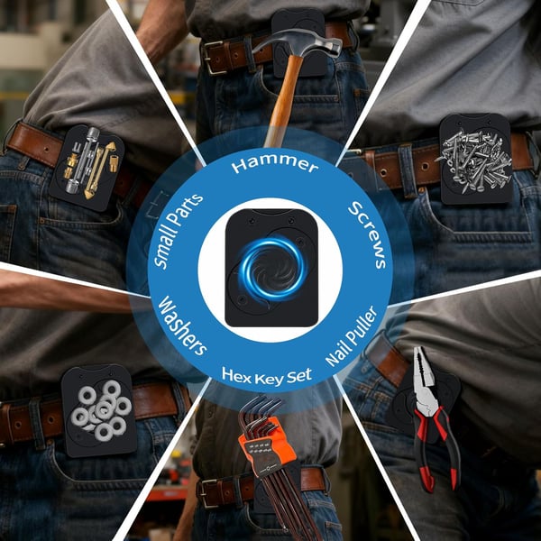 ⏰Limited-Time Offer🛠️ 360° Rotating Magnetic Tool Clip - Free Your Hands & Double Efficiency🎯