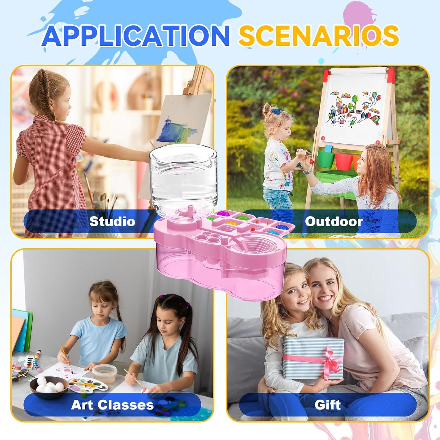 New Brush Cleaning Tool — Suitable for Acrylic and Watercolor Paints🎨🖌️