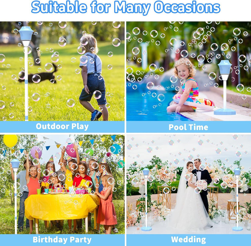 Kids Automatic Bubble Machine with Lights & Music🐳