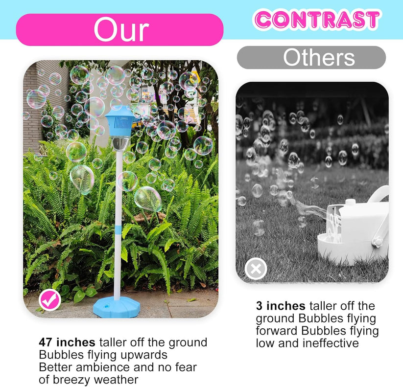 Kids Automatic Bubble Machine with Lights & Music🐳