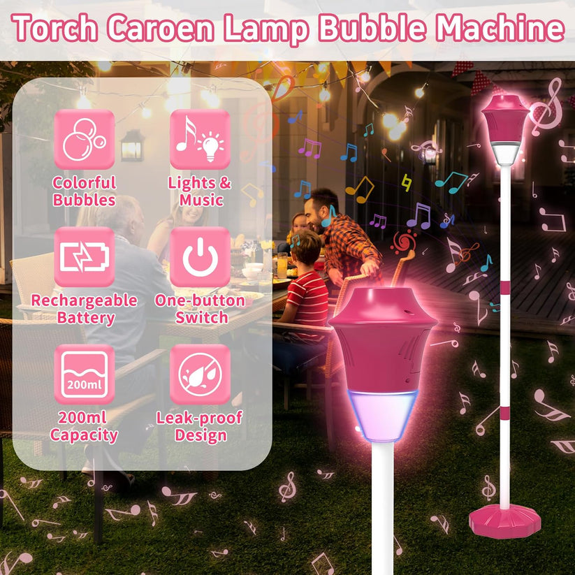 Kids Automatic Bubble Machine with Lights & Music🐳