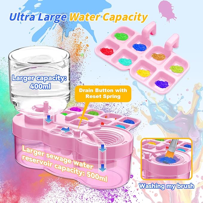 New Brush Cleaning Tool — Suitable for Acrylic and Watercolor Paints🎨🖌️