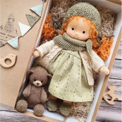 Frunild®Handmade Waldorf Doll🎀
