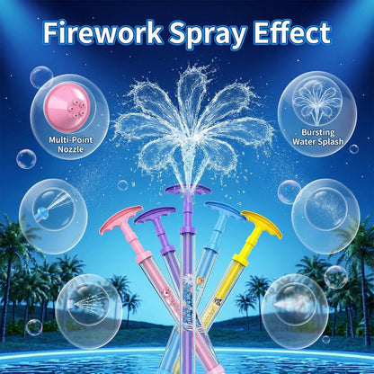 🎆💦Outdoor Water Spray Toy - The Ultimate 360° Dreamy Spray for Summer Spectacles