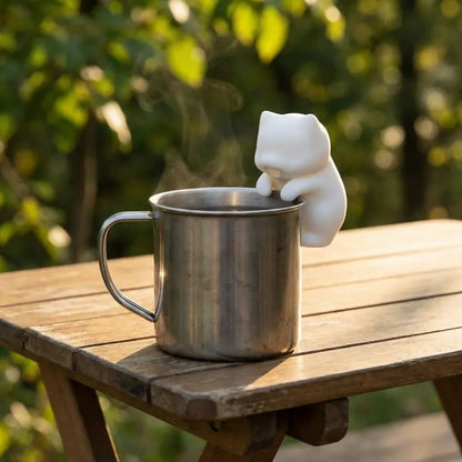 Rechargeable Cat Mini Food Cooling Fan — Cools Hot Drinks in 3 Minutes