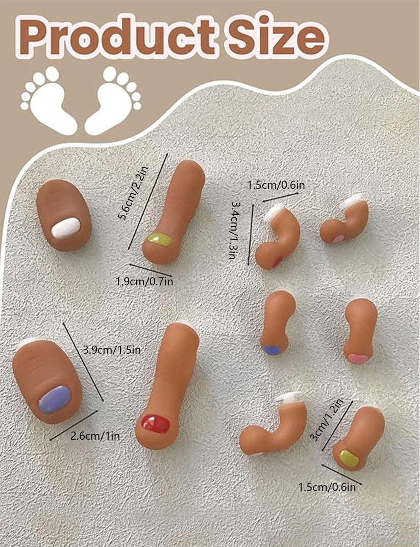 Funny Toe Charms(10 Pieces)