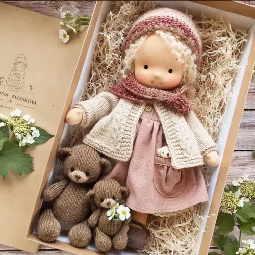 Frunild®Handmade Waldorf Doll🎀