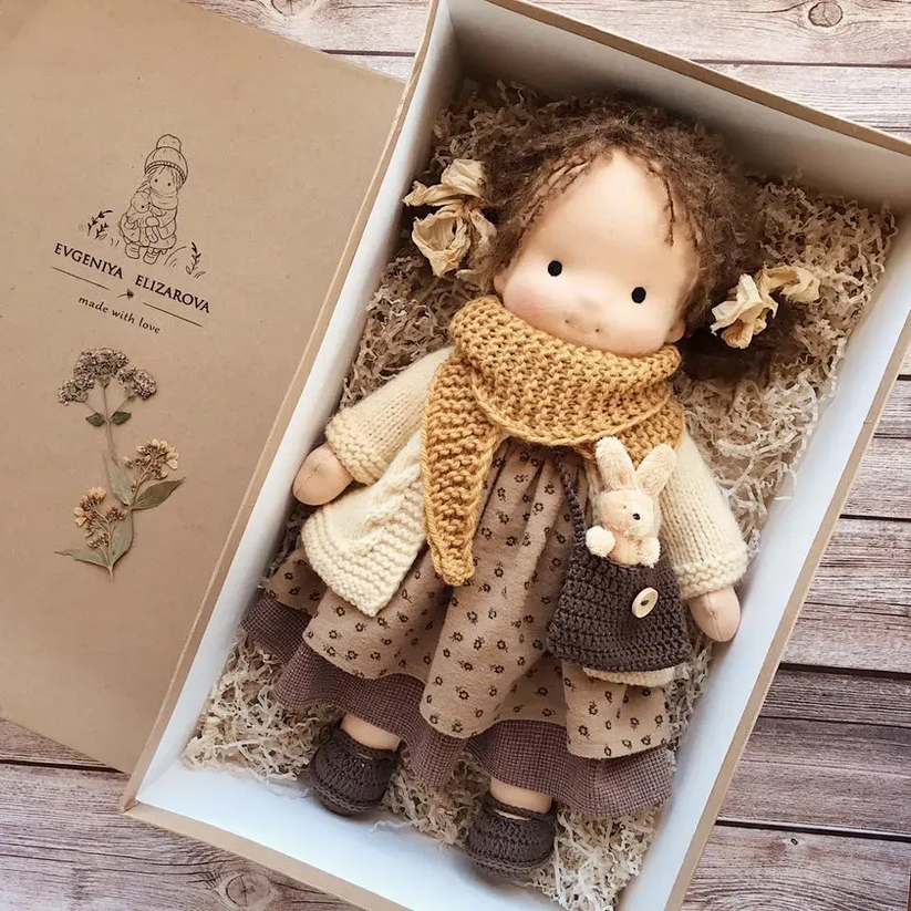 Frunild®Handmade Waldorf Doll🎀