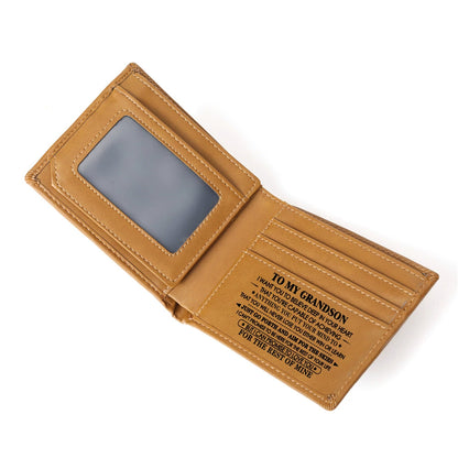 Hot Sale🔥 Gift for Your Son 🎁 Engraved Leather Wallet