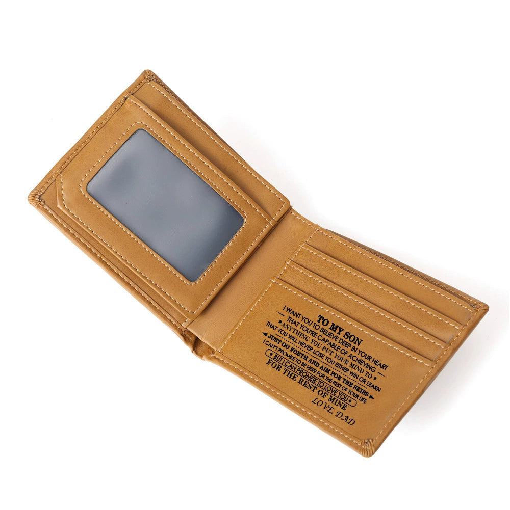 Hot Sale🔥 Gift for Your Son 🎁 Engraved Leather Wallet