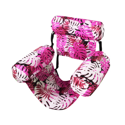 Inflatable pool lounge chair—perfect for relaxing and floating at pool parties. 🏖️✨