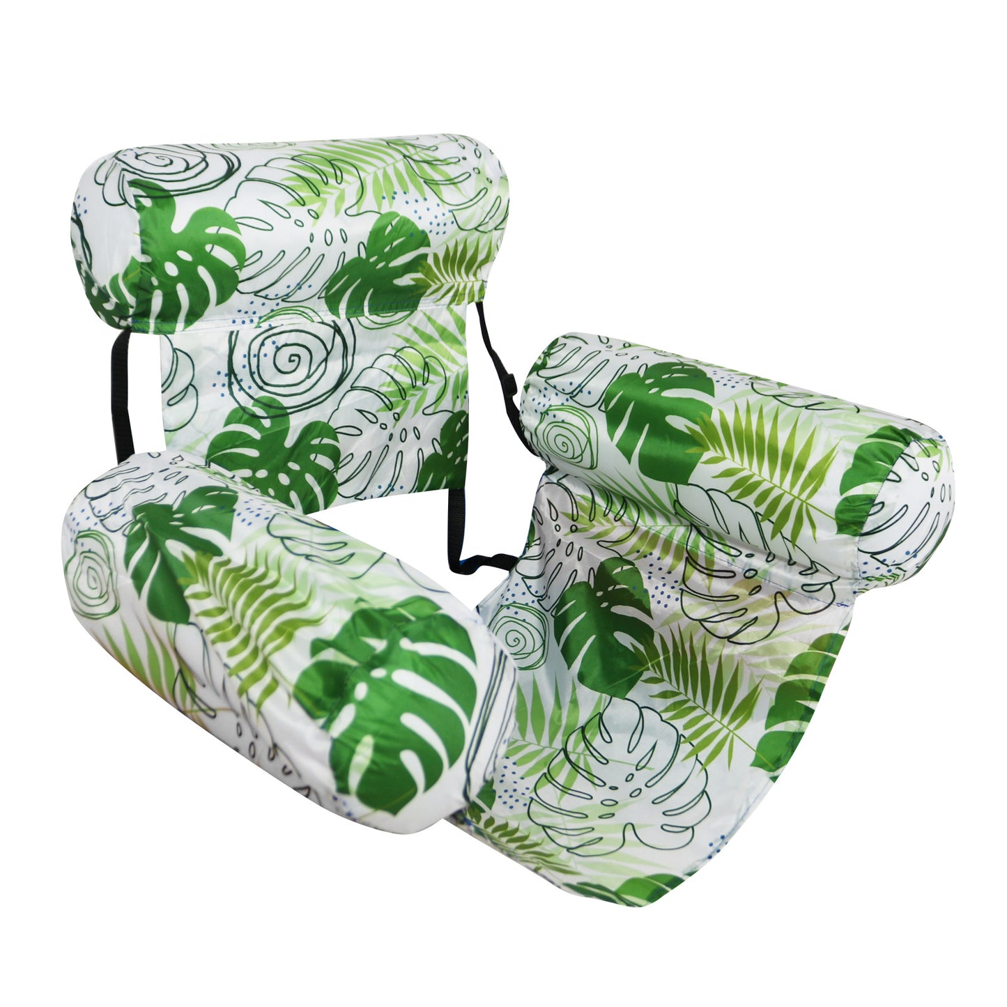 Inflatable pool lounge chair—perfect for relaxing and floating at pool parties. 🏖️✨