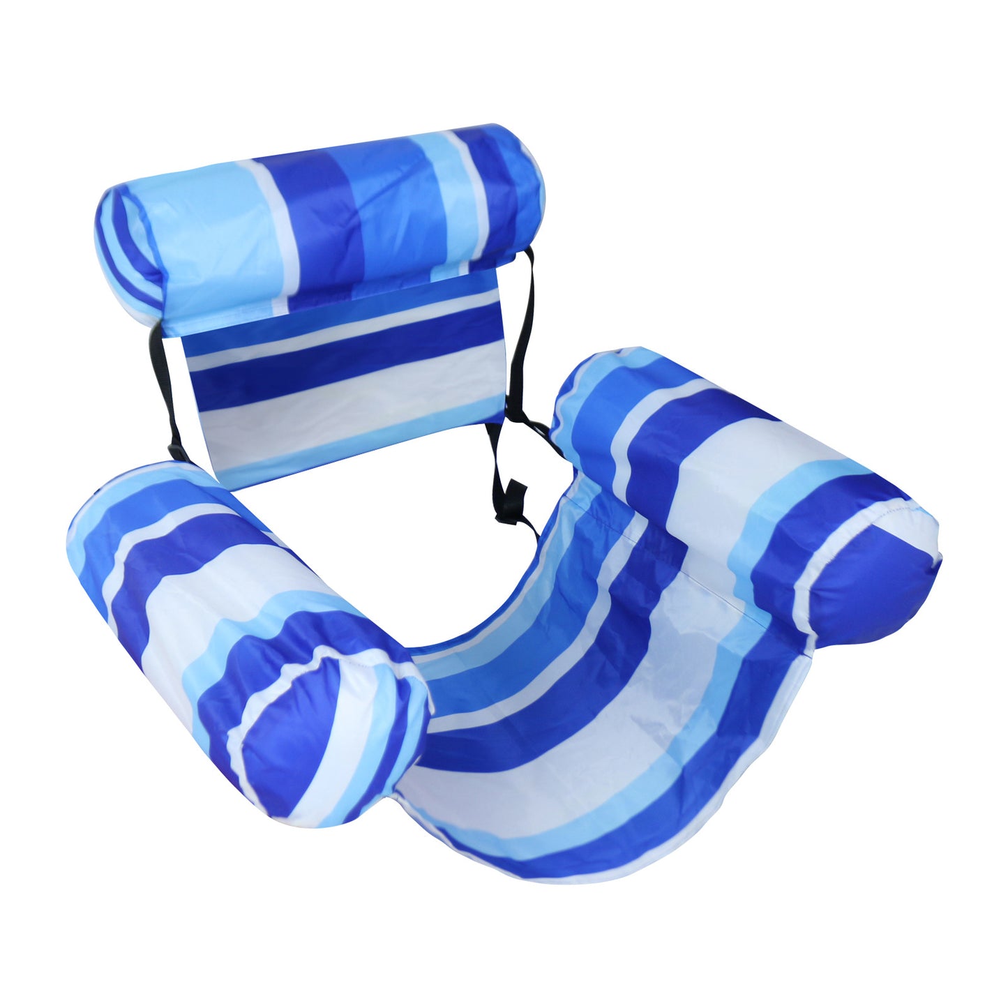 Inflatable pool lounge chair—perfect for relaxing and floating at pool parties. 🏖️✨
