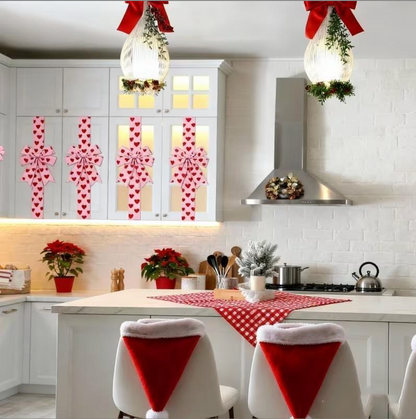 🎀Valentine's Day Pink Heart Large Bow Decoration🎀