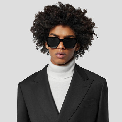 Carbon Fiber Square Sunglasses