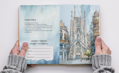 🎨✏️Ink Tracing Coloring Book - For Beginners & Stress Relief(📚Hardcover - No Bleed Pages)