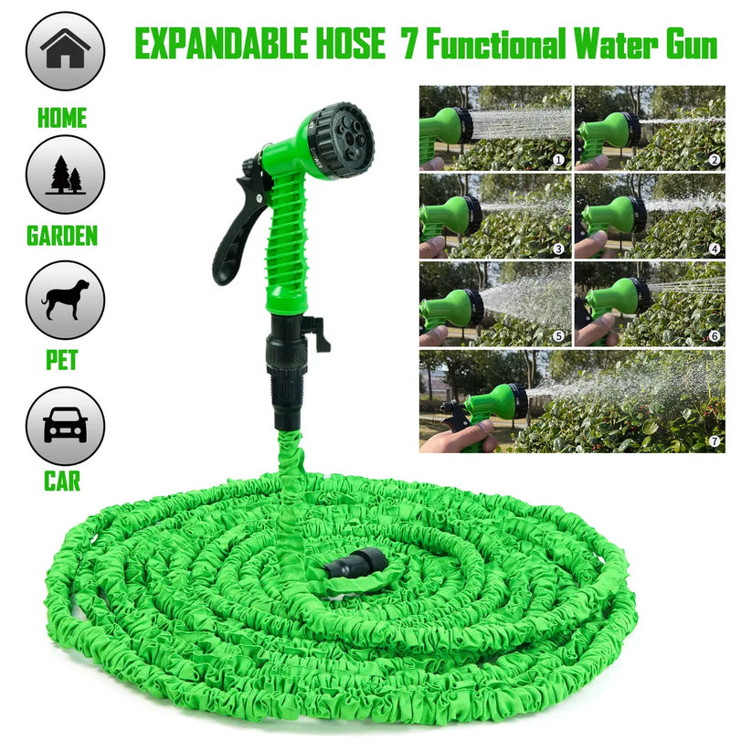 💦☀️Beat the heat with our best-selling Expandable Garden Hose-lightweight, kink-free,and includes a multi-function spray nozzle,now at an unbeatable 45% OFF!🏡🔥