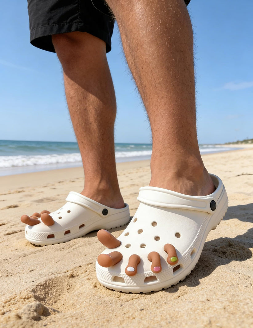 Funny Toe Charms(10 Pieces)