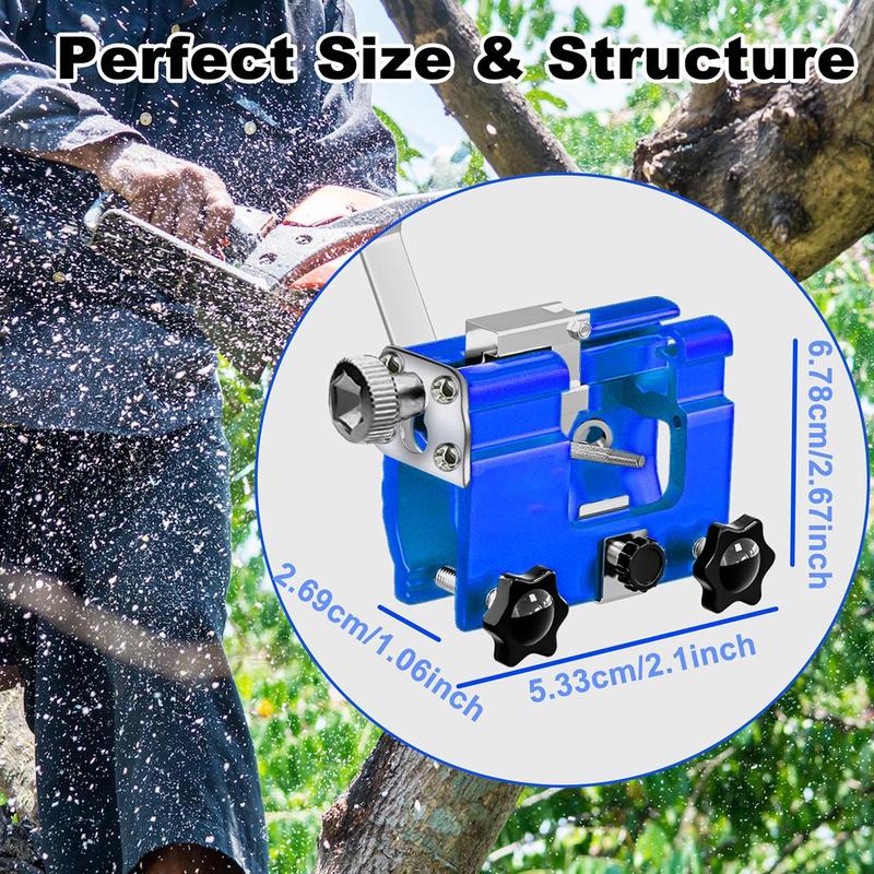 Multipurpose Portable Chain Saw Blade Sharpener