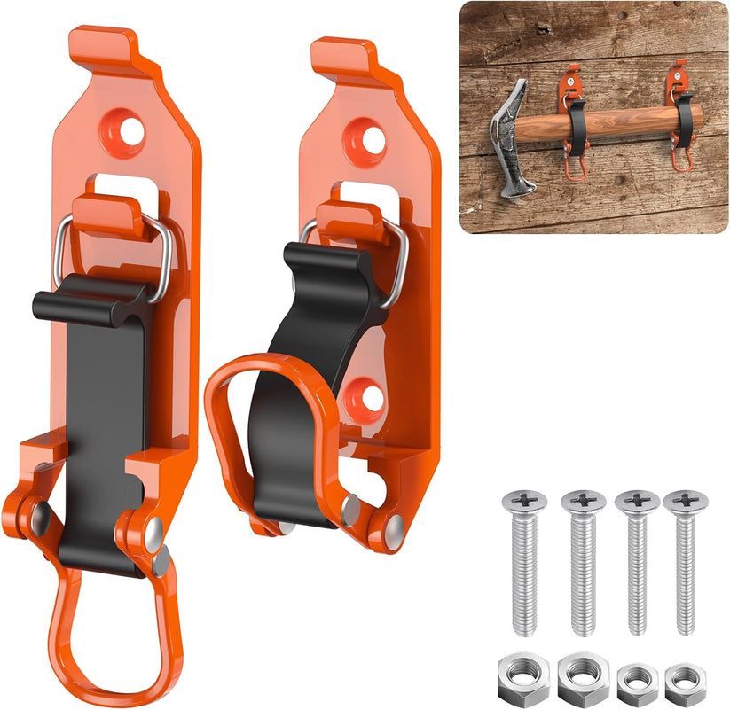 Heavy-Duty Rubber Tool Mount Clamps for Trucks& Garages
