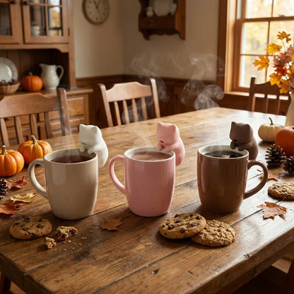 Rechargeable Cat Mini Food Cooling Fan — Cools Hot Drinks in 3 Minutes