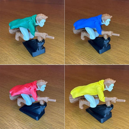 🔮🚗Witch and Wizard Broomstick Dashboard Drift Ornaments