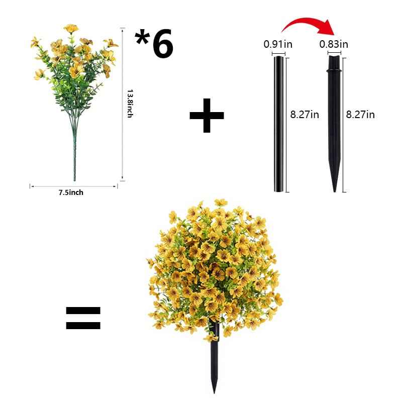 Last Day Promotion!🔥Outdoor/Indoor UV Resistant & Waterproof Artificial Flower Decor✅️