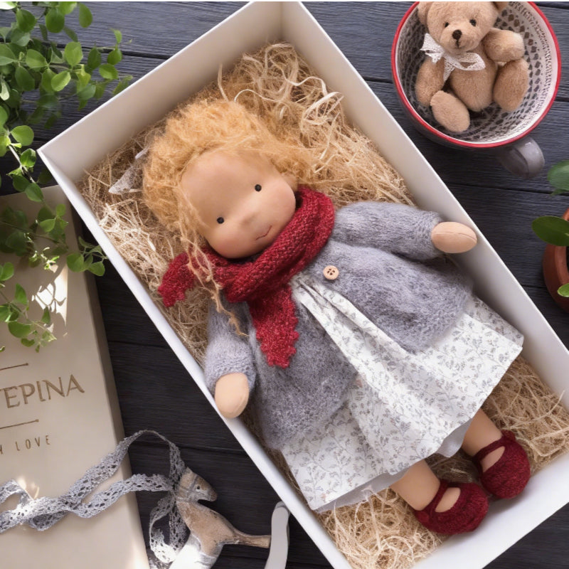 Frunild®Handmade Waldorf Doll🎀