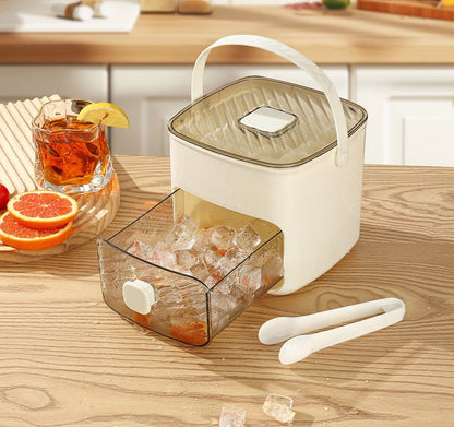 🧊❄️Ice Cube Tray with Lid and Bin - Make lce-Making Simple