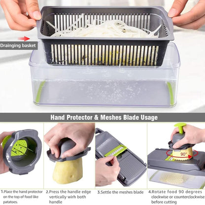 Multi-purpose vegetable cutter